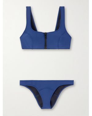 Lisa Marie Fernandez Jasmine Neoprene Bikini - Blau