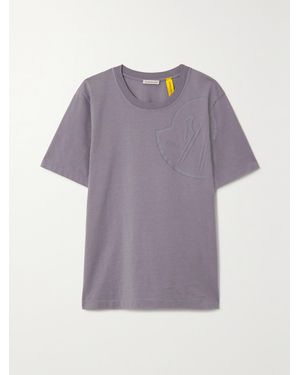 Moncler Genius 1017 Alyx 9Sm Printed Cotton-Jersey T-Shirt - Purple