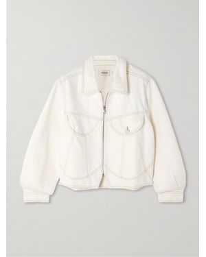 FRAME Heart Denim Jacket - Natural