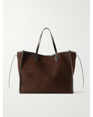 Metier Chameleon 41 Große Tote Aus Nubukleder Mit Lederbesätzen - Braun