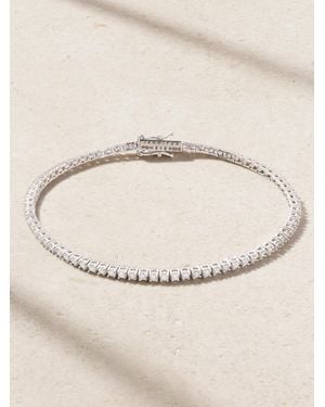 Jennifer Meyer 4-Prong Small 18-Karat Diamond Tennis Bracelet - Natur