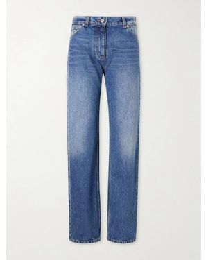 Magda Butrym High-Rise Straight-Leg Boyfriend Jeans - Blue