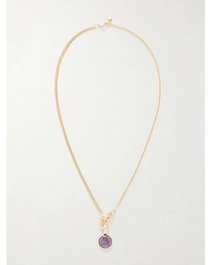 Roxanne Assoulin The Single Drop-Tone And Cubic Zirconia Necklace - White