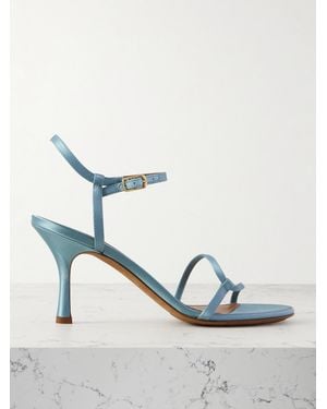 Emme Parsons Loop Satin Sandals - Blue