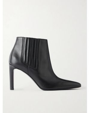 Nili Lotan Lauretta Leather Ankle Boots - Black