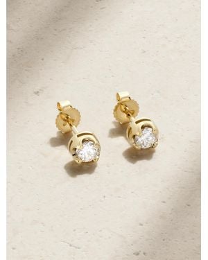 Jennifer Meyer Small Illusion Ohrstecker Aus 18 Karat Mit Diamanten - Natur