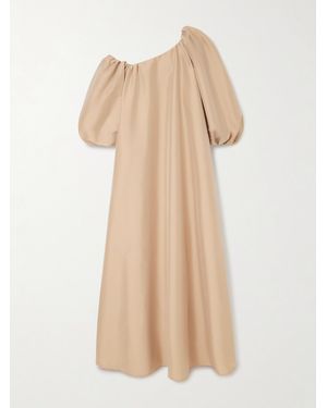 BERNADETTE Nathalie Off-The-Shoulder Taffeta Gown - Natural