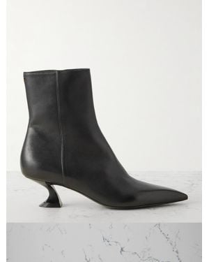 Lanvin Leather Ankle Boots - Black