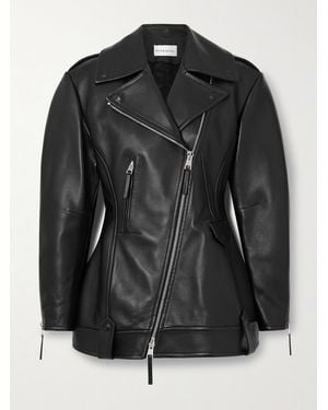 Givenchy Leather Mini Dress - Black