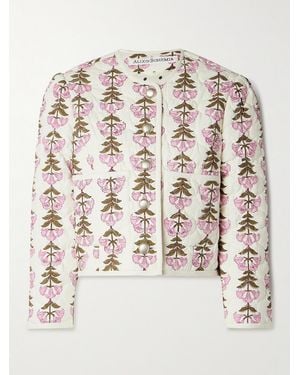 Alix Of Bohemia Dorian Quilted Floral-Print Cotton Jacket - Natural