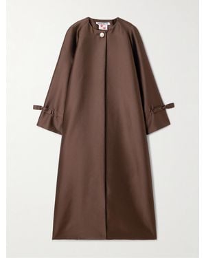 BERNADETTE David Satin-Twill Coat - Brown