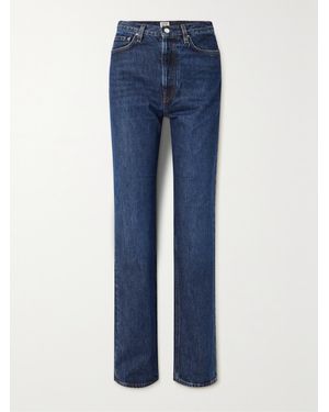 TOTEME Net Sustain Hoch Sitzende Jeans Mit Geradem Bein - Blau