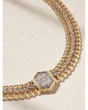 Lucy Delius Medusa 14-Karat Recycled Diamond Necklace - Natural
