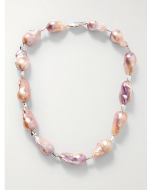 Bottega Veneta Pearl Necklace - Pink