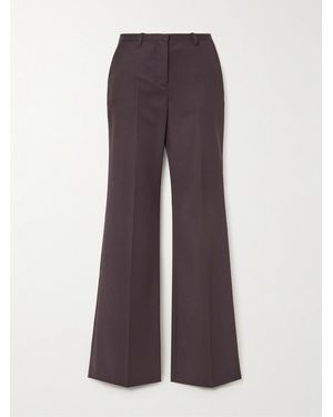 Frankie Shop Lyra Twill Flared Pants - Purple