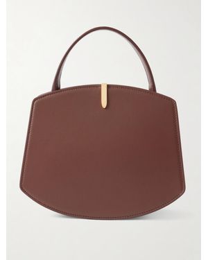 SAVETTE Florence Mini Tote Aus Leder Mit Verzierung - Braun