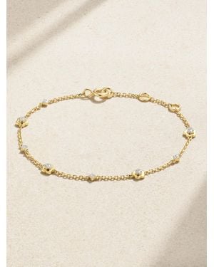 STONE AND STRAND Bracelet En Or 14 Carats (585/1000) Et Diamants Crosby - Neutre