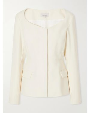 LIBEROWE Charlotte Wool-Crepe Blouse - Natural