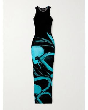 Louisa Ballou Sea Breeze Maxi Dress in Black | Lyst