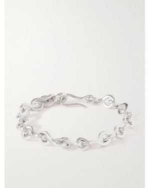 Laura Lombardi Nuova Rhodium-Plated Bracelet - Metallic