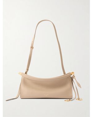 Alaïa Le Click E/W Small Leather Shoulder Bag - Natural