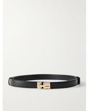 Tom Ford Gürtel Aus Strukturiertem Leder - Weiß