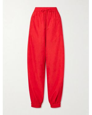 Rohe Crinkled Cotton-Blend Tapered Trousers
