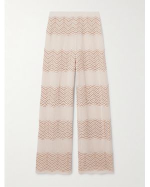 Eres Marin Traversée Wool And Cashmere-Blend Trousers - Natural