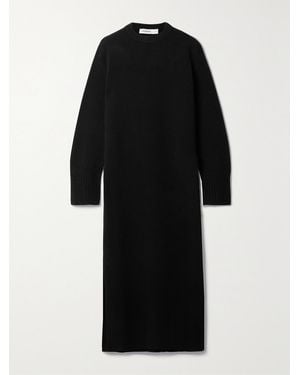 FFORME Net Sustain Ainsley Wool-Blend Midi Dress - Black