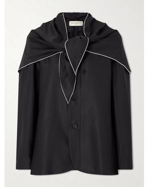 Kallmeyer Jamie Tie-Detailed Cady Blazer - Black
