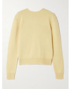 Lemaire Reversible Wool And Cashmere-Blend Cardigan - Gelb