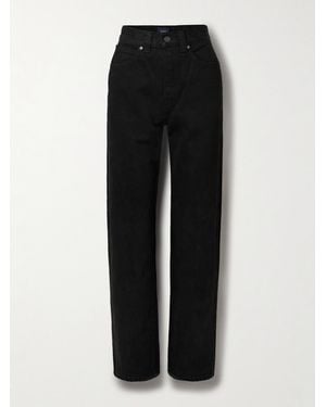 KHAITE Corben Low-Rise Jeans - Black