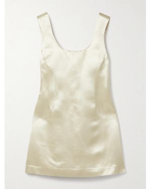 Kallmeyer Eloise Satin Mini Dress - Natural