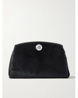 Liffner Calf-Hair Clutch - Black