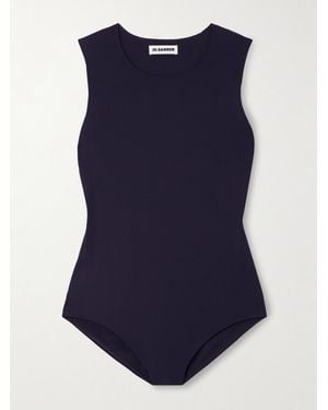 Jil Sander Body Aus Stretch-Jersey - Blau