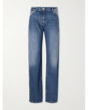 Magda Butrym High-Rise Straight-Leg Boyfriend Jeans - Blue