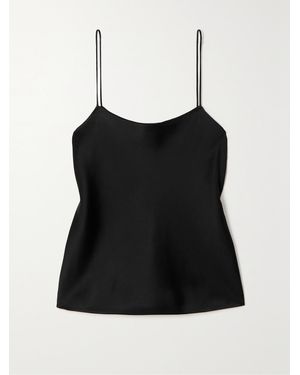 The Row Biggins Silk-Satin Camisole - Black