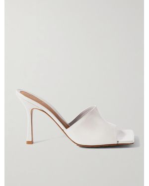 Bottega Veneta Leather Mules - Natural