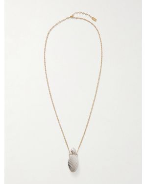 Chloé Tone Necklace - White