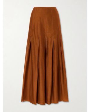 Escvdo Lauri Cotton Maxi Skirt - Brown