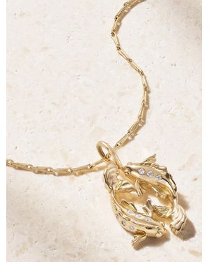 Brent Neale Pisces 18-Karat Diamond Necklace - Natural
