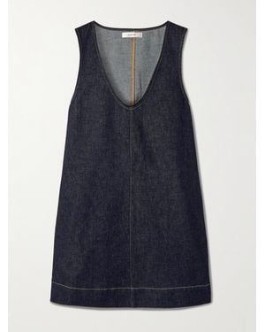 FRAME The Form Denim Mini Dress - Blue