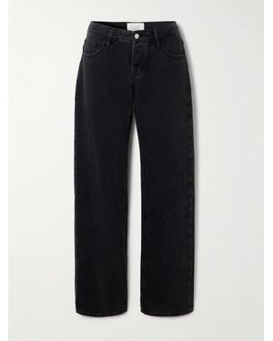 St. Agni 90S Low-Rise Straight-Leg Organic Jeans - Blue