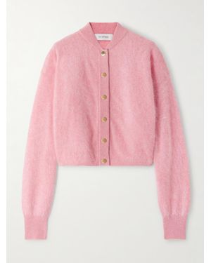 Sportmax Ercole Cropped Cashmere Cardigan - Pink