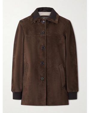Loro Piana Maremma Suede Jacket - Brown