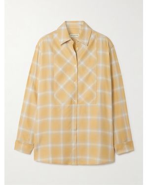 Kallmeyer Chloé Checked Voile Shirt - Natural