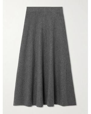 Lisa Yang Torie Cashmere Maxi Skirt - Gray