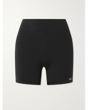 Alo Yoga Airbrush 5&Quot; Stretch Cycling Shorts - Black