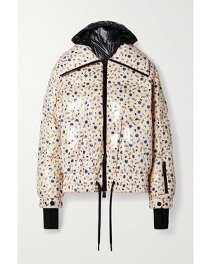 Moncler Genius 3 Moncler Grenoble Printed Quilted Down Ski Jacket - Multicolor