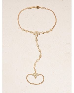 Jacquie Aiche Blossom 14-Karat Diamond Bracelet - Natural